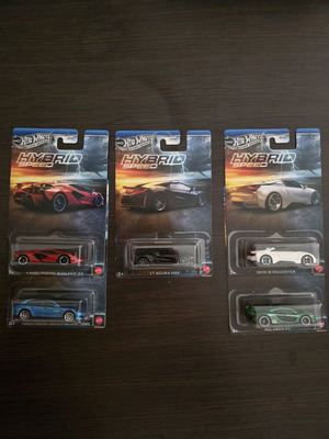 Hybrid Speed Hot Wheels new collection of 5 cars