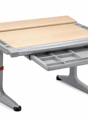 Desk with storage custom made in Germany like new