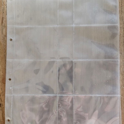 Card sleeves new, set of 6 pieces