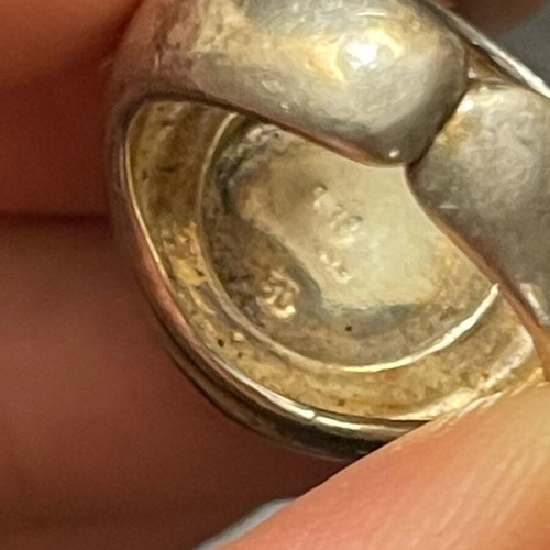 Medusa ring silver-gold used with Medusa design