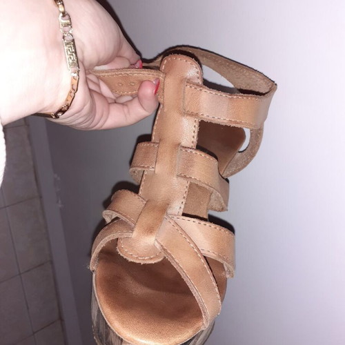Platform sandals used, size 38, in very good condition