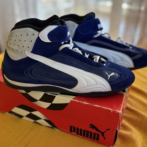 Puma Grit Cat Co Vintage Motorsport Boots, EU 46, Blue