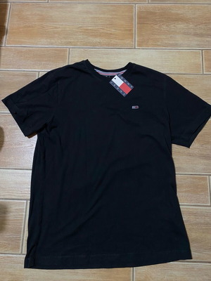 Tommy Jeans T Shirt μέγεθος M, έχει φορεθεί, μαύρο