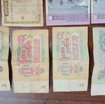 Old Various Banknotes Used