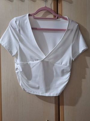 Shein women's white blouse like new, size XL