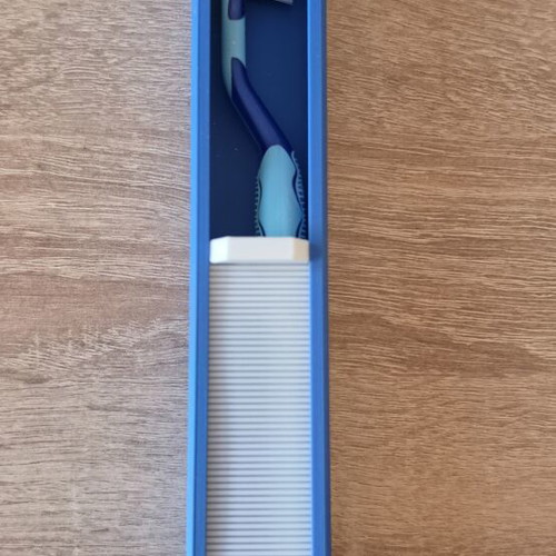 Toothbrush Sliding Travel Case with Lock new, PLA plastic