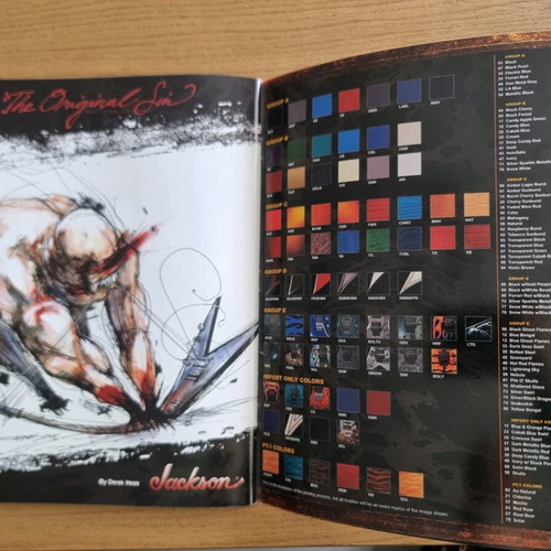 Jackson Guitars Official Catalogue 2003 used