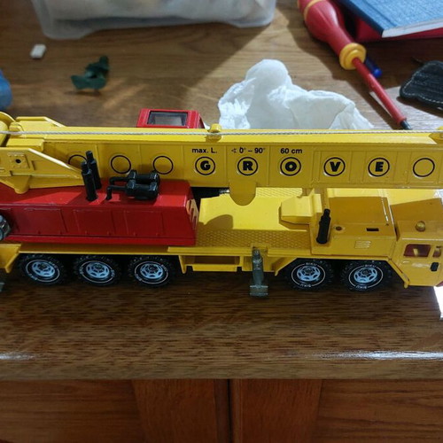 Siku crane used, made in Germany