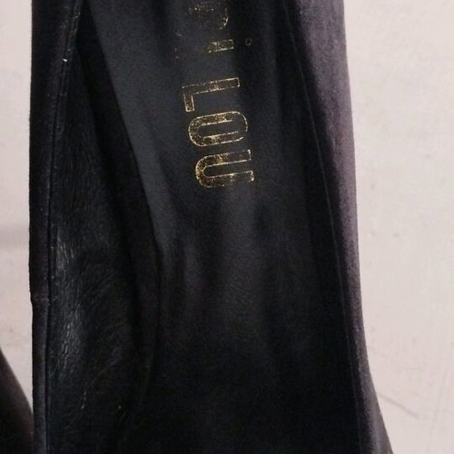 Bibi Lou pumps like new, black suede, 12 cm stiletto heel