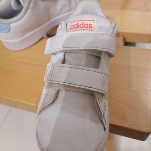 Adidas Kids Moana Shoes Used Size 25 White