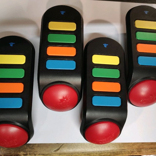 Buzz controllers used, set of 4 without USB