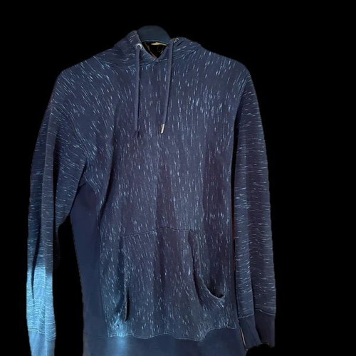 Celio Hoodie men's space-dye pattern dark blue size L used