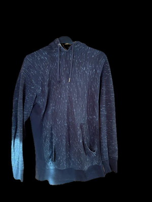 Celio Hoodie men's space-dye pattern dark blue size L used