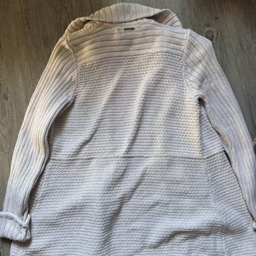 Calvin Klein Jeans knit coatigan, 100% cotton, size M, beige