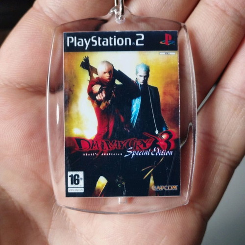 Devil May Cry 3 Dante's Awakening PS2 acrylic keychain new