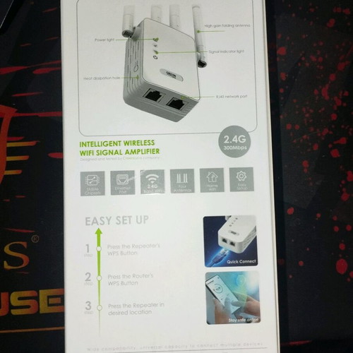 Wifi Extender repeater with powerful antennas, new