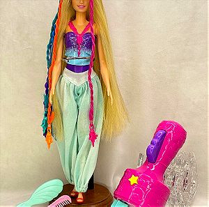 BARBIE Πριγκίπισσα Ονειρικά Μαλλιά Fantasy με Braid και Twist Styling, Rainbow Extensions. MATTEL.