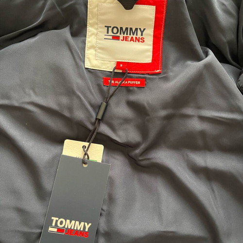 Tommy Jeans women's down vest new, size S, blue pink