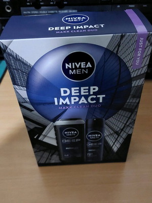 Nivea Deep Impact αφρόλουτρο και αποσμητικό σπρέι καινούργιο κλειστό κουτί