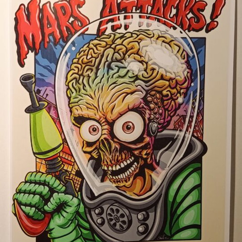 Mars Attacks! A4 poster