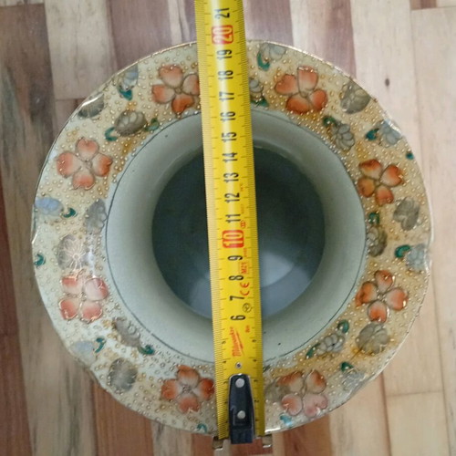 Satsuma vase used, height 45cm