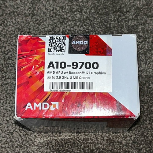 AMD A10-9700 Processor New Sealed With Integrated Graphics Card