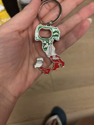 Italy souvenir keychain