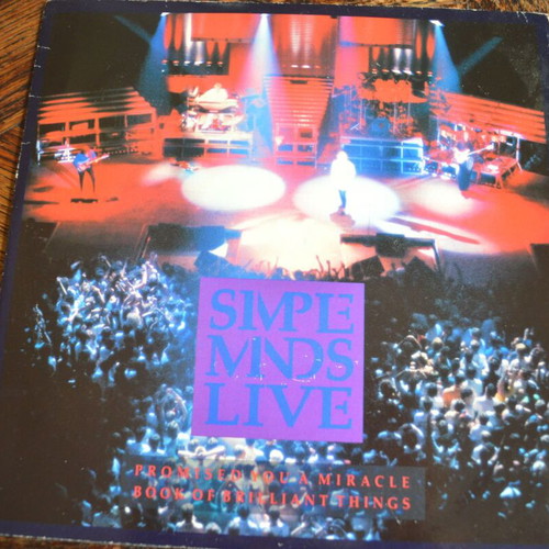 Simple Minds Live Promised You A Miracle / Book Of Brilliant Things 7'' Single used