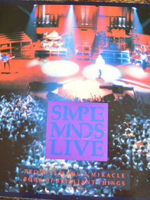 Simple Minds Live Promised You A Miracle / Book Of Brilliant Things 7'' Single used