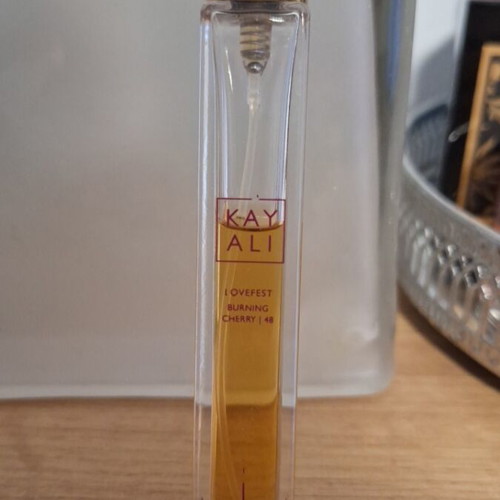 Kayali Love Fest Burning Cherry 10ml mini perfume used