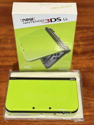 Nintendo 3DS XL Lime x Black κονσόλα σαν καινούργιο με custom firmware