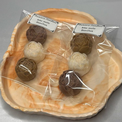 Set of handcrafted vanilla wax melts new