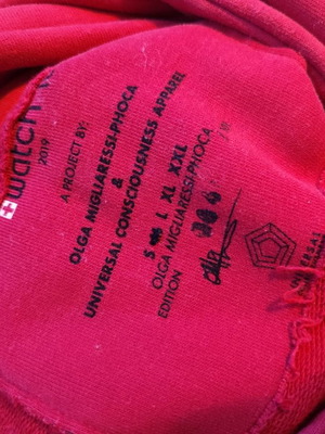 Watch it Limited Edition sweatshirt used, women's size M, red