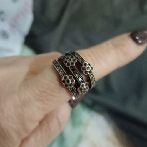 Silver rings slightly used, various designs