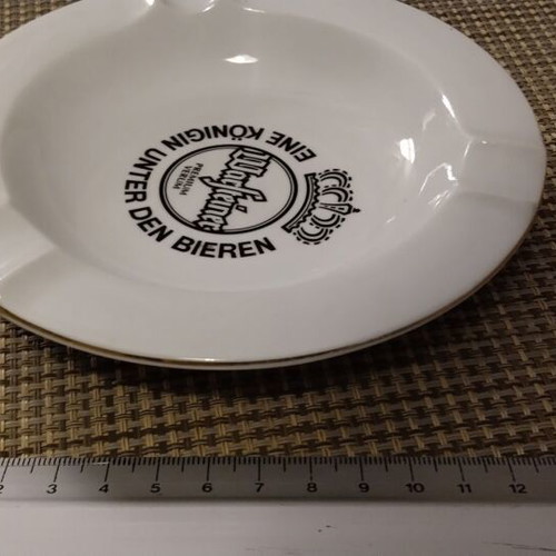 Warsteiner ashtray collectible, porcelain, like new