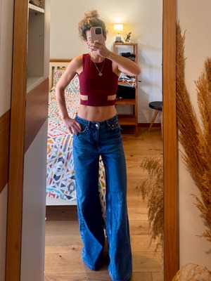 BSB Crop Top size S red like new