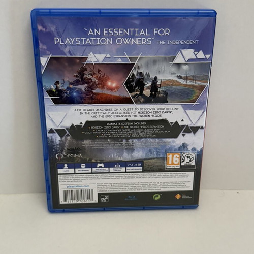 Horizon Zero Dawn Complete Edition PS4 like new