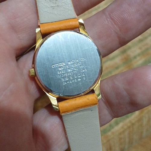 Citizen Quartz watch used, vintage gold tone, women's