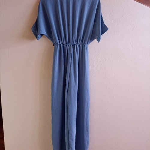 Blue casual summer jumpsuit, size M