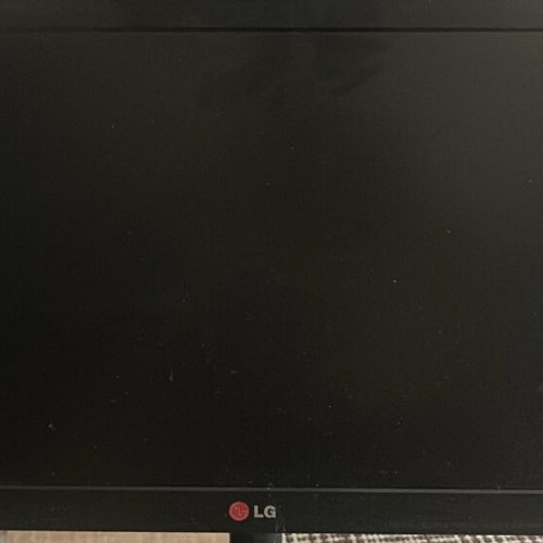 Desktop computer and monitor used, light tasks and light gaming