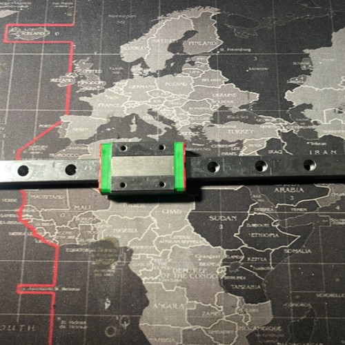 Linear rail system with sliding block new