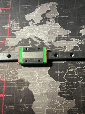Linear rail system with sliding block new