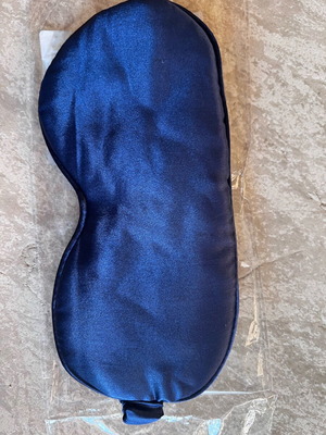 Soft Mulberry Silk Sleep Eye Mask in Navy Blue New