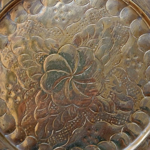 Copper tray used, early 20th century