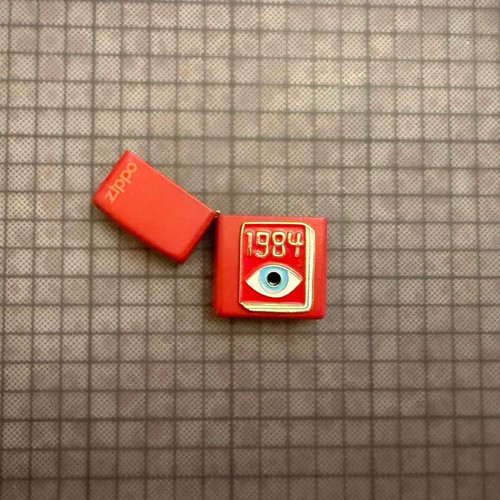 Zippo 1984 The Eye lighter hand-decorated custom