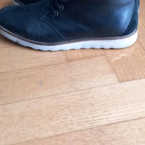 Wesc men's shoes used, leather, size 43, black