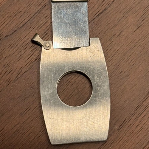 Cigar cutter used, stainless steel in very good condition