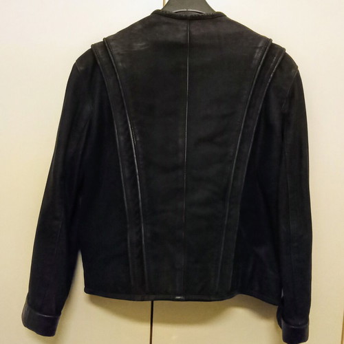 Tomahawk Women's leather jacket size M like new, black