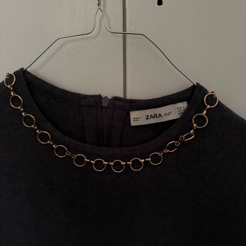 Zara Knit size S dark gray like new, very warm