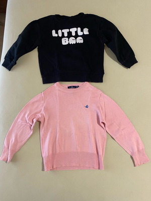Set of 2 sweatshirts for boy aged 2-3 years
